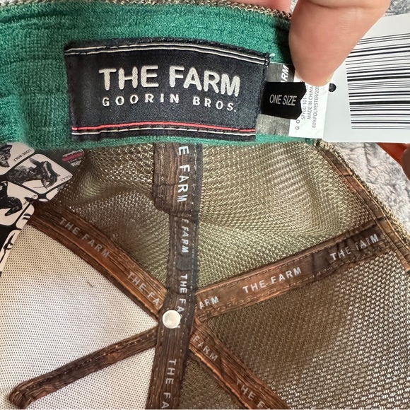 Goorin Bros Yellow and Brown Trucker Hat with Mesh Back - Picture 3 of 6